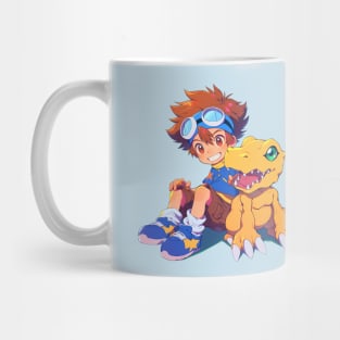 tai and agumon Mug